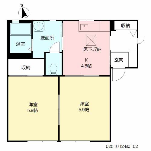 コムハウス　弐番館　＊＊ B0102号-13