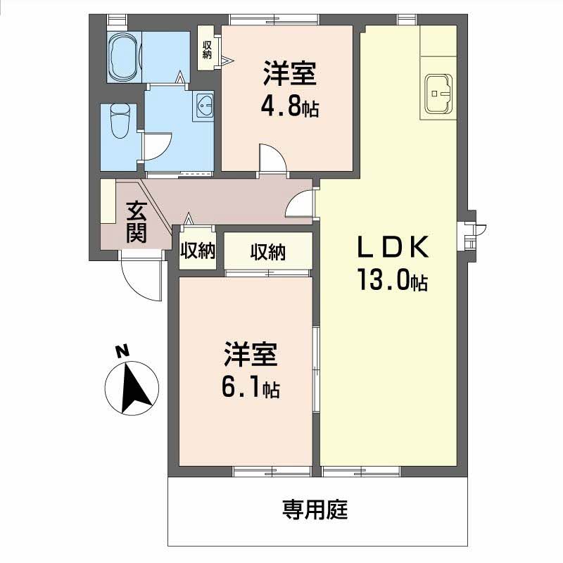 プラスパ高畑　Ａ棟　＊＊ A0102号-2