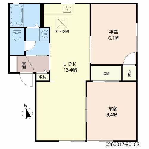 メゾン・インフィニティー　Ｂ棟　＊＊ B0102号-16