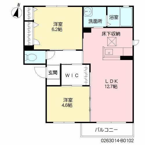 ディアス浜崎 B棟 B0102号-3