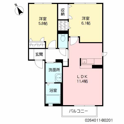 ＪＳイン　Ｂ棟B0201-2