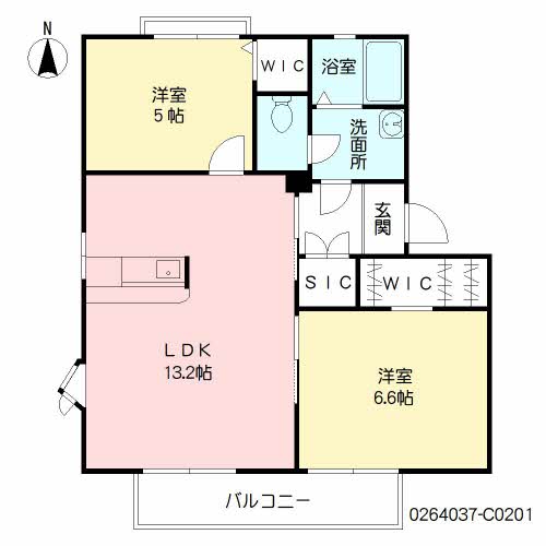 フレグランス・イースト　Ｃ棟　＊＊C0201-2
