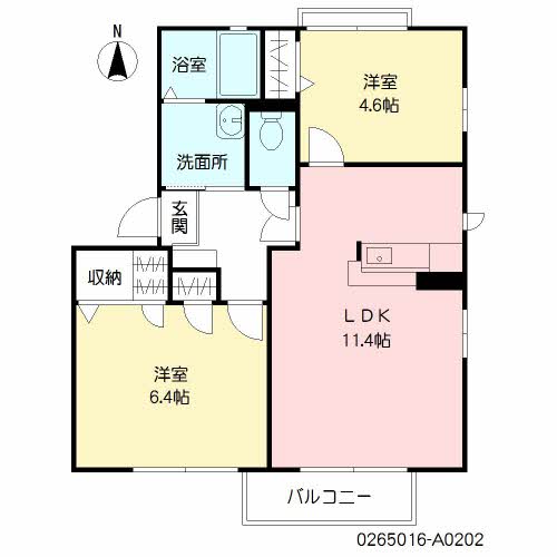 ファミールオガタ　Ａ棟　＊ A0202号-16