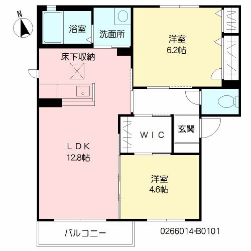 カーサ・ラピス　Ｂ棟　＊＊B0101-2