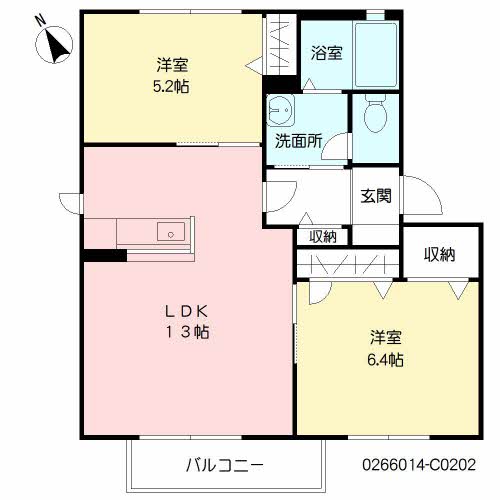 カーサ・ラピス　Ｃ棟　＊＊ C0202号-16