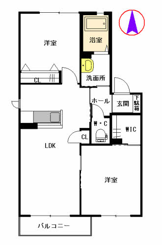 カーサ・ラピス　Ｅ棟　＊＊ E0202号-14