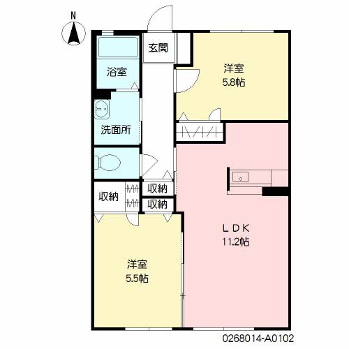 メゾングランドールＫＡＮＺＡＫＩA0102-2