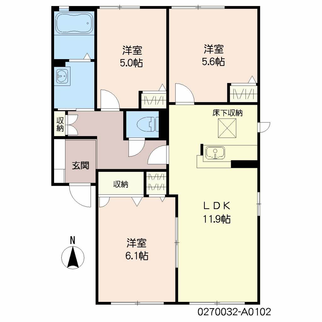 フォレスト　Ⅵ棟　＊ A0102号-14