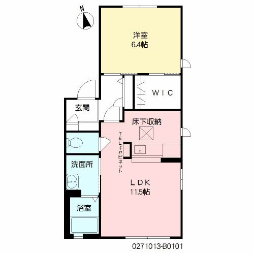 パークヒル　Ｂ棟　＊＊ B0101号-16