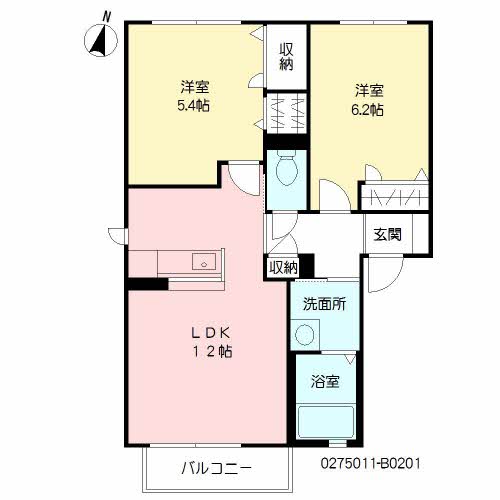 リーベン尾倉　Ｂ棟B0201-2