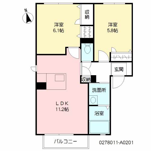 メゾン・シャレマレーア　Ａ棟A0201-2