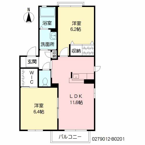 メゾン・グレース　Ｂ棟　＊B0201-2