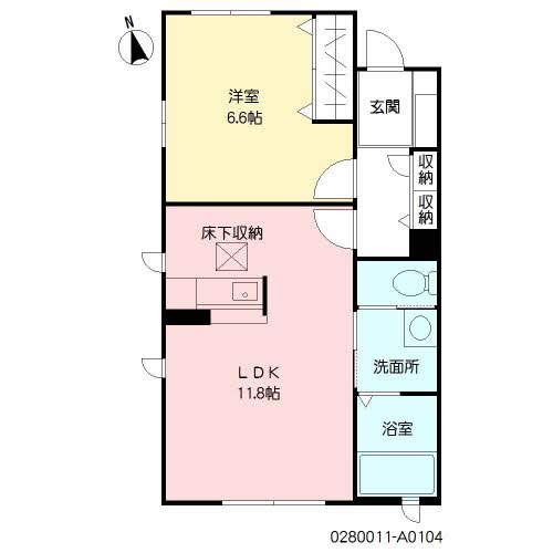 ディアコート徳力新町A0104-2