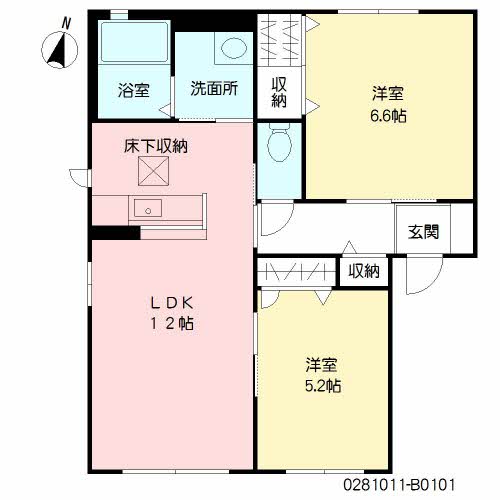 シャーメゾン・ヴァン　Ｂ棟　＊B0101-2