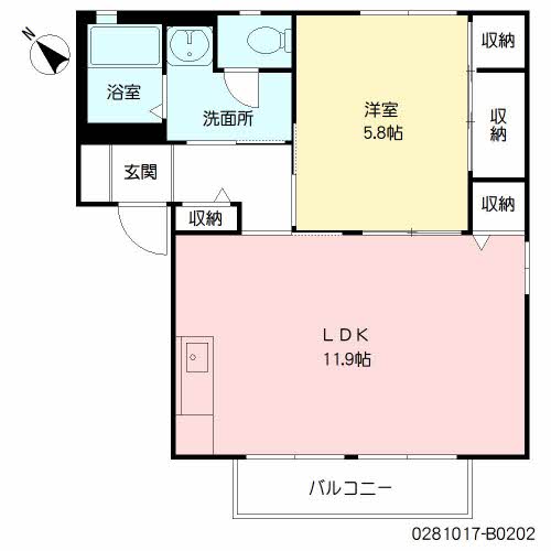 ラーク　Ｂ棟B0202-2