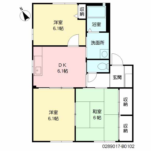 シャーメゾン昴　Ｂ棟　＊＊B0102-2