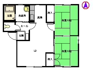 ハピネス国分　Ａ棟A0102-2
