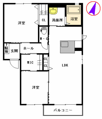 メゾン　ド　ボヌール　Ｂ棟　＊ B0202号-16