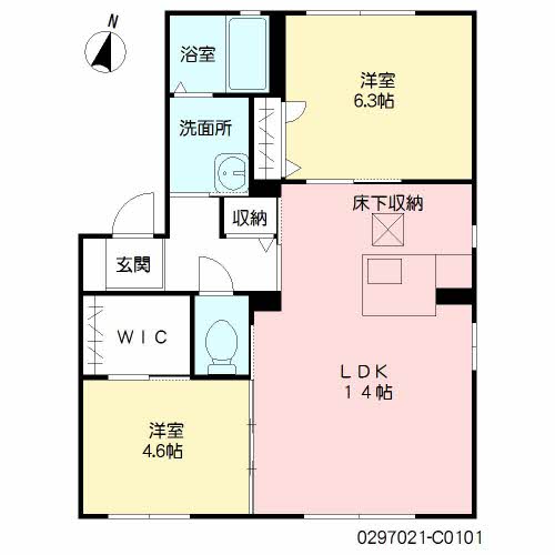 メゾン　ド　ボヌール　Ｃ棟　＊ C0101号-16