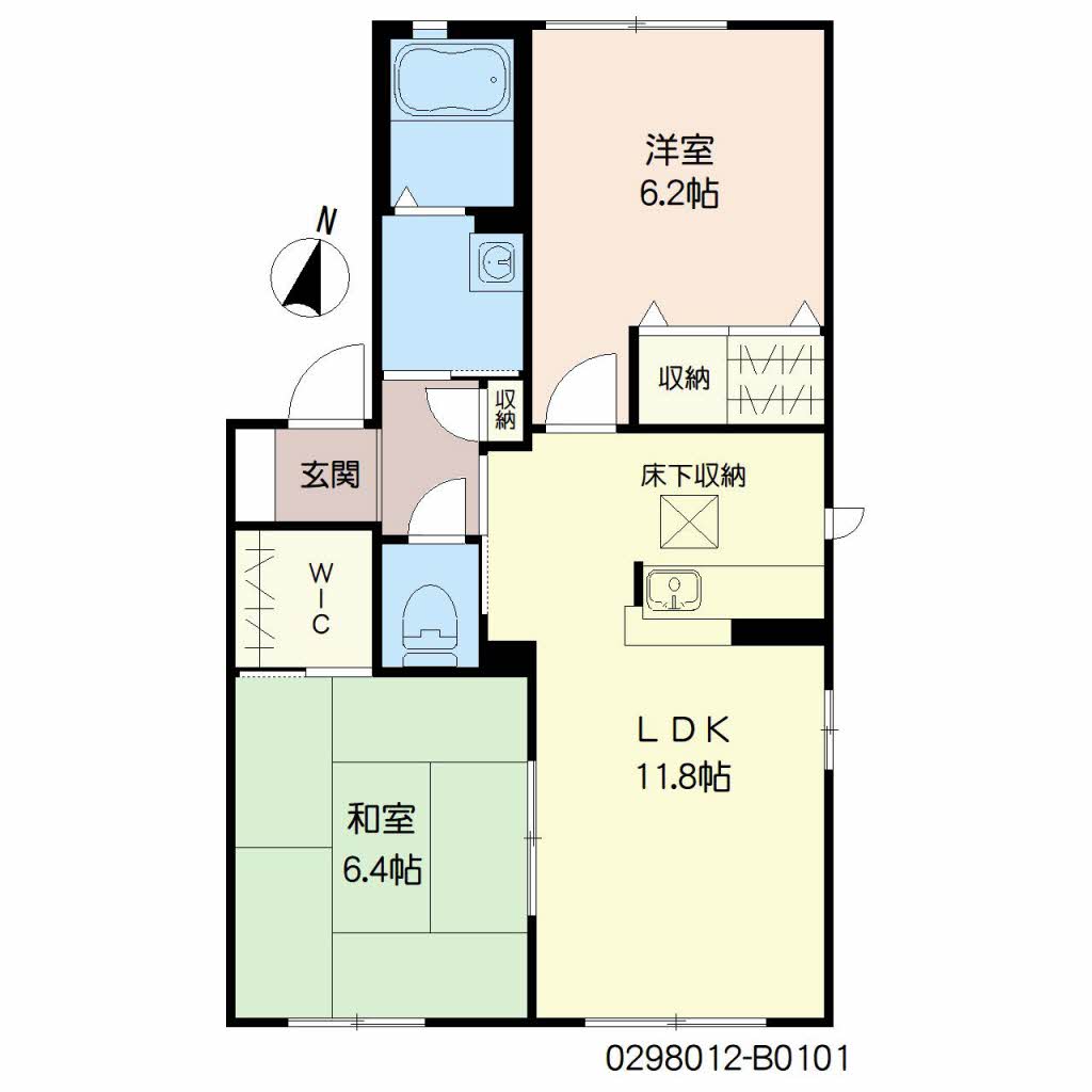 プレジール　アン　Ｂ棟B0101-2