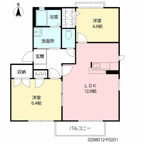 プレジール　アン　Ｆ棟F0201-2