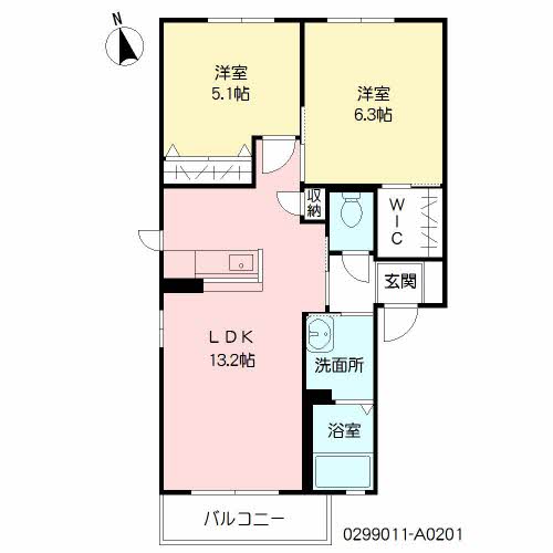 メゾン　ド　マシェリ　Ａ棟　＊＊A0201-2