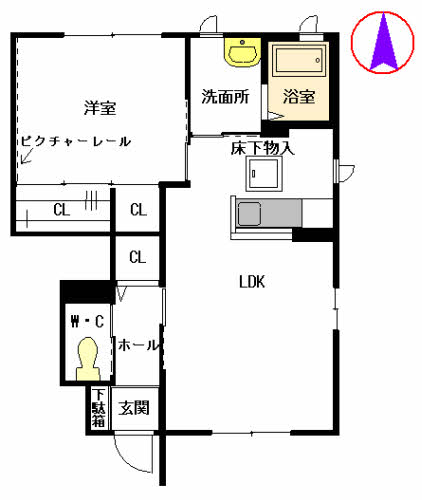 メゾン８　Ｂ棟　＊＊B0102-2