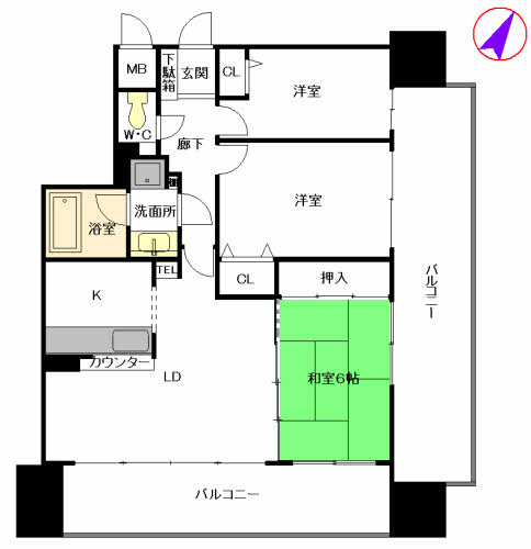 高宮通りシティハウスA0802-2