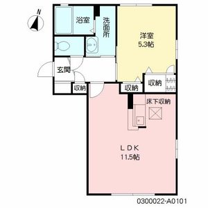 ハーティストＫ　Ａ棟　＊＊ A0101号室