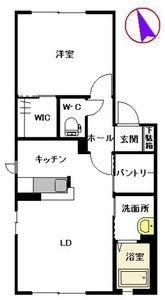リバーサイド城西　Ｂ棟　＊＊ B0103号室