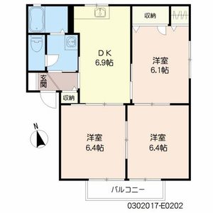 ハイアット・セト　Ｅ棟　＊ E0202号室