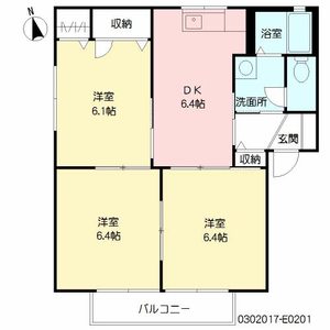 ハイアット・セト　Ｅ棟　＊＊ E0201号室