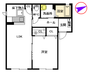 グランディール春日　＊＊ A0101号室