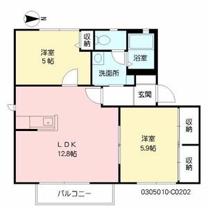 ディアスゆうき　Ｃ棟　＊＊ C0202号室