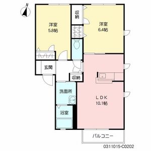 シャーメゾン　グリーン　Ｃ棟 C0202号室