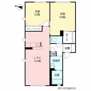 シャーメゾン　グリーン　Ｂ棟 B0101号室