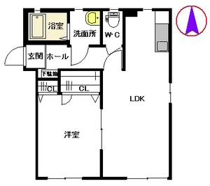 エル・クラシコ植松　＊＊ A0101号室