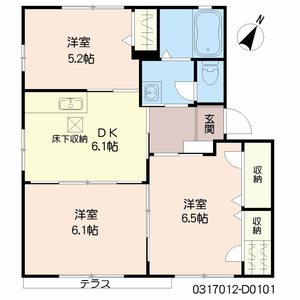 デューク沼口　Ｄ棟 D0101号-15