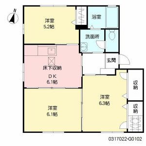 デューク沼口　Ｇ棟 G0102号室