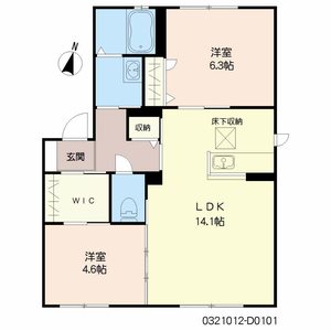 コスモスコーポラス　Ｄ棟　＊ D0101号-13