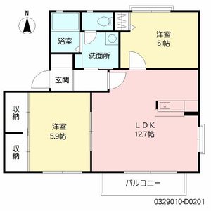 ディアスプラザ次郎丸　Ｄ棟　＊＊ D0201号-16
