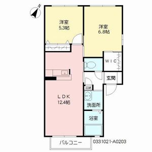 ヴィサージュ本城　＊＊　Ａ棟 A0203号室