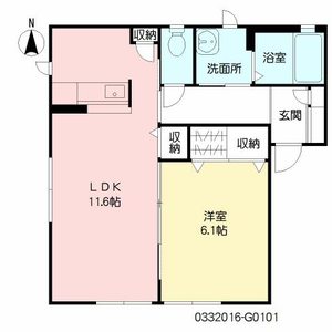 ファミールオガタ　Ｇ棟 G0101号室