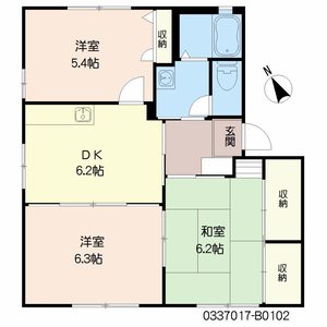 シュロスコート B棟 ** B0102号-11