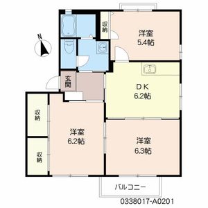 サンディアス若宮　＊ A0201号室