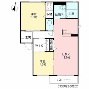 シャーメゾン茶屋の原Ⅱ　Ｂ棟　＊ B0202号室