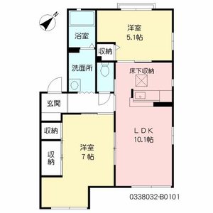 ディアス馬場山　Ｂ棟　＊ B0101号-16