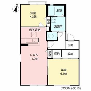 ディアス茶屋の原　Ｂ棟　＊ B0102号-16