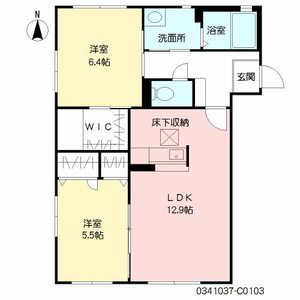 Ｓｕｎｎｙ　ｃｏｕｒｔ　屋野　Ⅲ棟 C0103号室