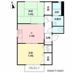 エスピーハウス三重　Ａ棟　＊＊ A0201号室